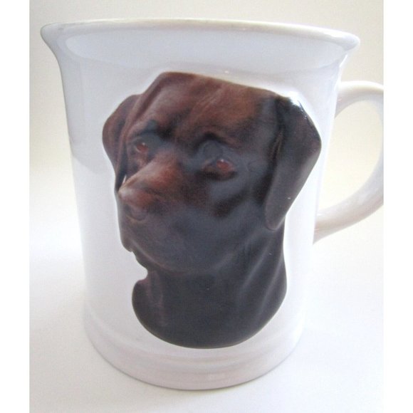 XPRES Best Friend Originals CHOCOLATE LAB Embossed/Raised DOG 3D Coffee Mug 2004 - Picture 5 of 9